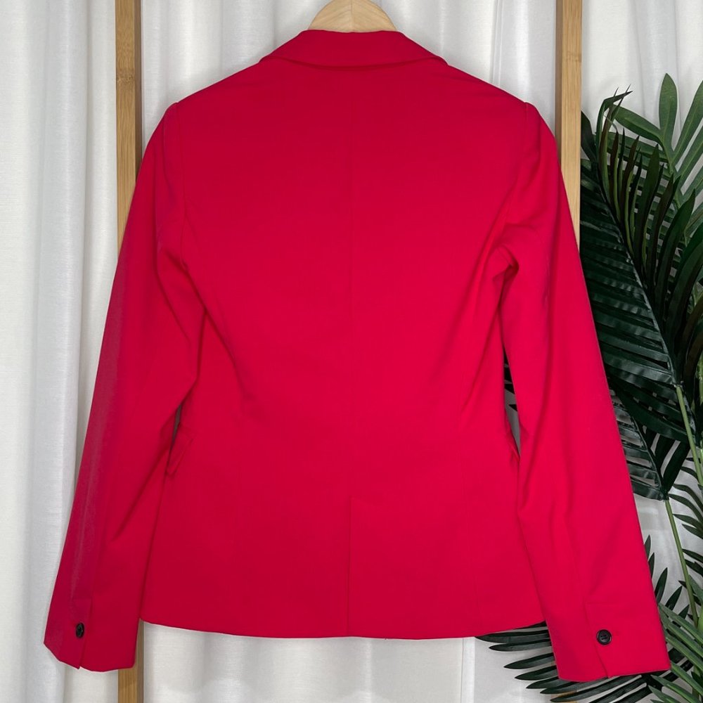 SOLD Zara Pink Relaxed Straight Blazer Jacket Size 4-6 - Picture 3 of 10